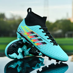 Boy's High Top Non Slip Football Cleat With Spikes