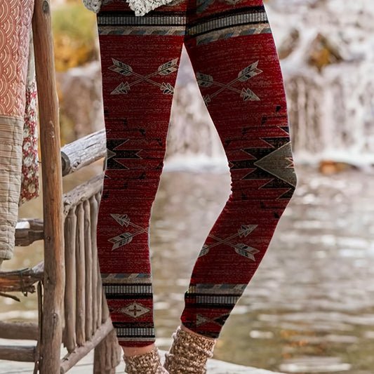 Southwestern Print High Stretch Leggings