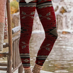 Southwestern Print High Stretch Leggings
