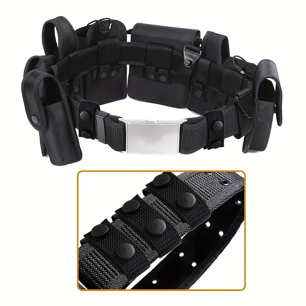4pcs Outdoor Belt Keeper Double Snap Nylon Duty Belt Holder
