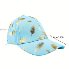 Feathers Baseball Cap Retro Outdoor Sports Classic Street Sunscreen Cap