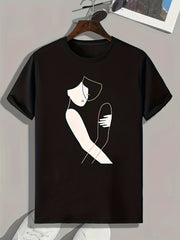 Abstract Pattern Men's Graphic T shirt Casual Tee For Summer