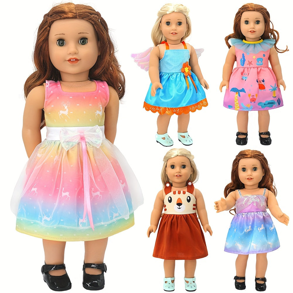 Rainbow Series Doll Clothes For 45-72 Cm Dolls