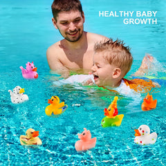 Rubber Ducks Toy Duckies For Kids Bath 10 Pack