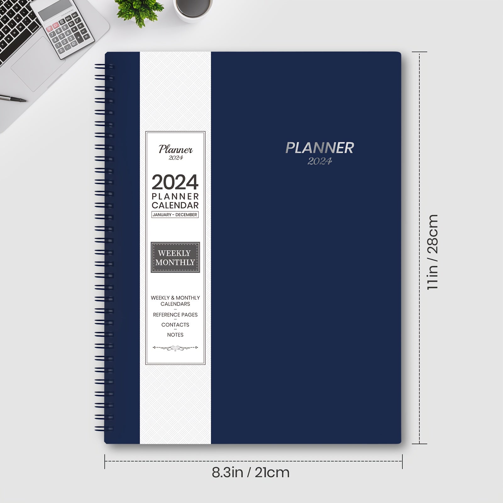 2022 Planner Spiral 12 Months Office Planner