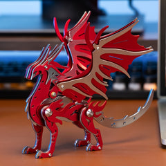 Dragon Model Kit Metal Puzzle Mechanical Dragon Assembly Toy DIY Craft Hobby Kit