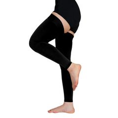 Size Up Thigh High Compression Stockings 20-30mmHg Footless Unisex