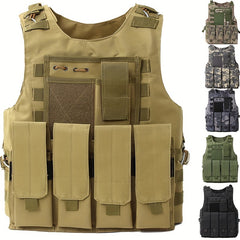 Multifunctional Camo Vest For Outdoor Activities