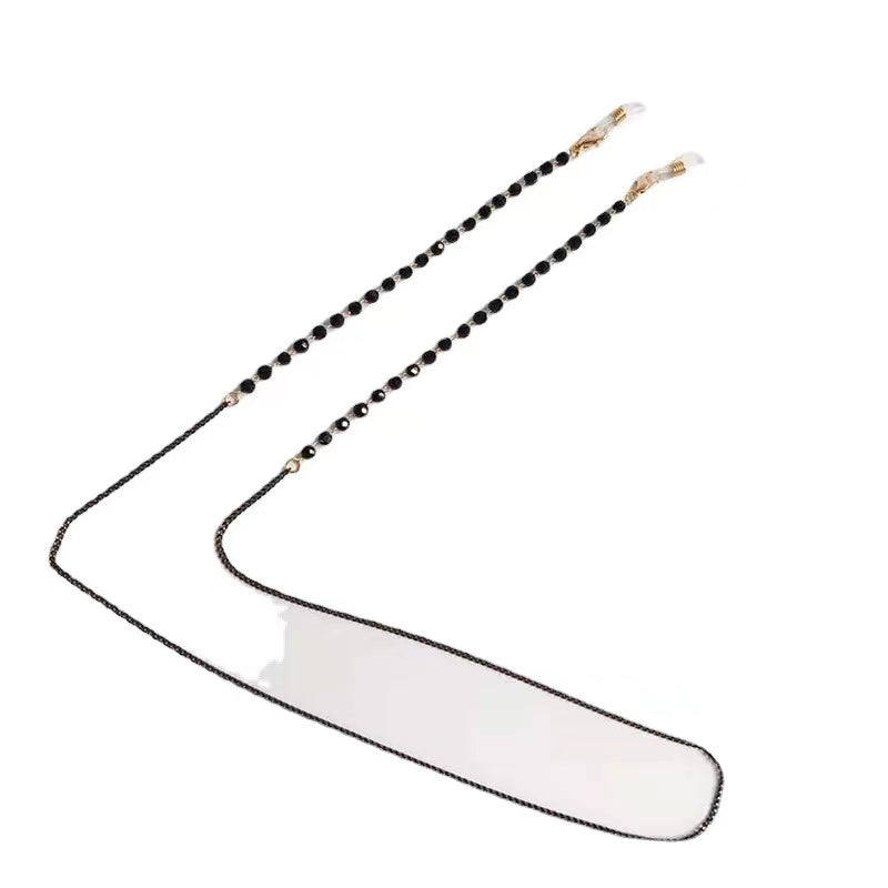Crystal Two Eye Chain Glasses Accessories