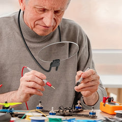 5x Neck Magnifying Glass for Elderly Low Vision