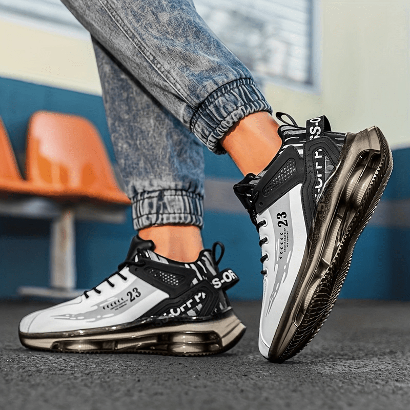Men's Air Cushion Running Shoes Non Slip Sneakers for Fitness Gym Jogging