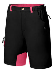 Women's Quick Drying Sports Shorts Zippered Pocket & Elastic Waist