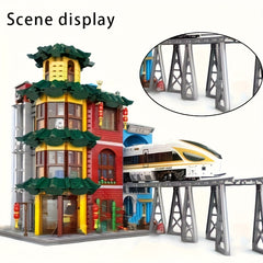 4pcs 64449 Small Particle Building Blocks 1x6x10 Support Frame MOC