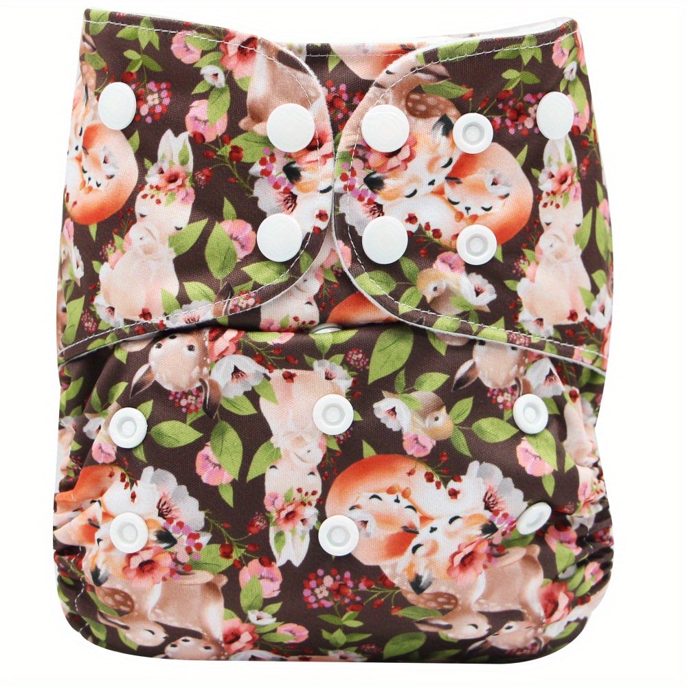 Cute & Reusable Baby Cloth Diaper - Waterproof