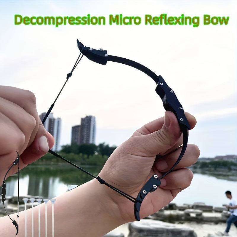 Mini Bow Decompression Toy with 5 Arrows
