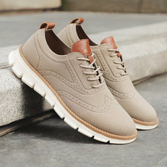 Men's Wingtip Brogue Casual Oxford Sneakers