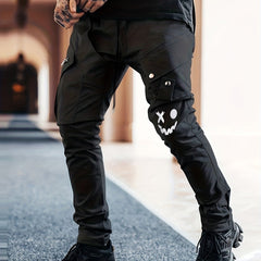 Men's Casual Cargo Pants with Large Pockets