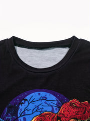 Boys Dino 3D Printed T Shirt Sports Halloween Costume Sweatshirt Top