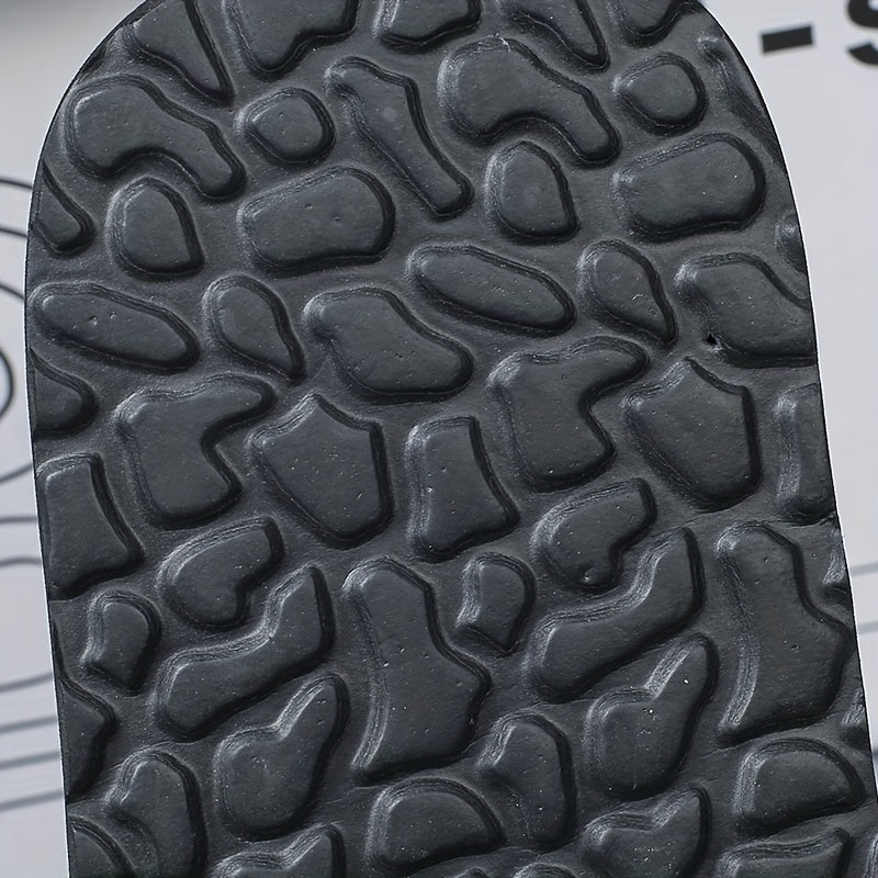Men's Casual Solid Arch Support Flip Flops Lightweight Non Slip Sandals
