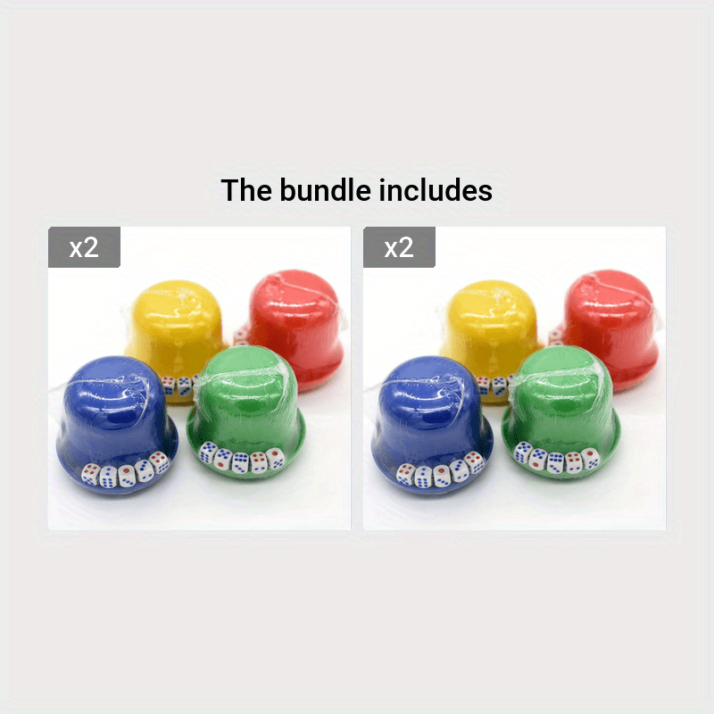 Thickened Bottom Rest Sifter Bar Dice Set 5 Colors
