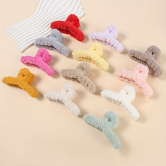 4pcs Plush Hair Clips Claw Clips for Girls