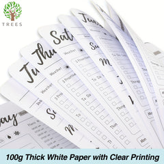 Trees Daily Weekly Planner Notepa...