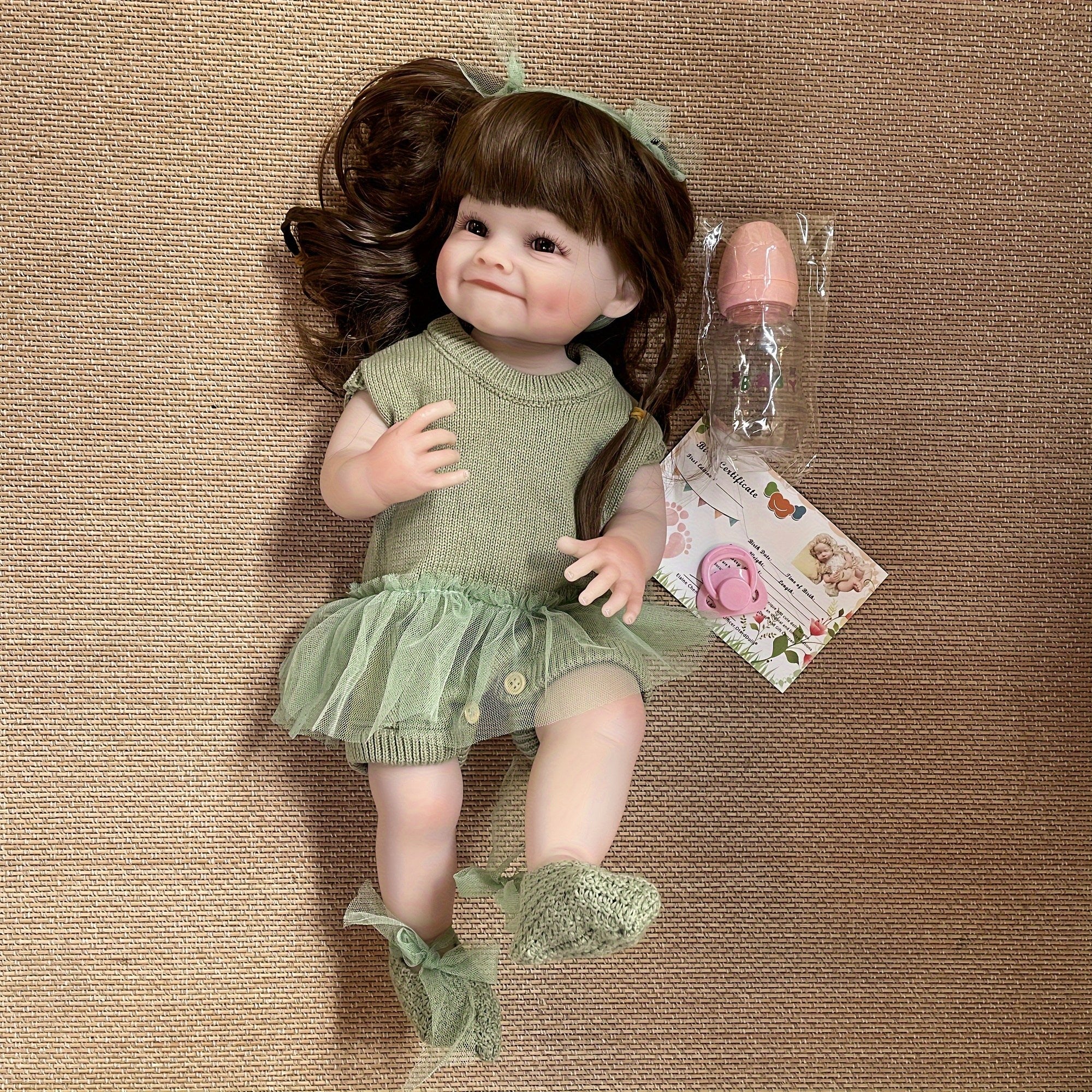 21 Inch Waterproof Reborn Kids Doll with Clothes and Accessories