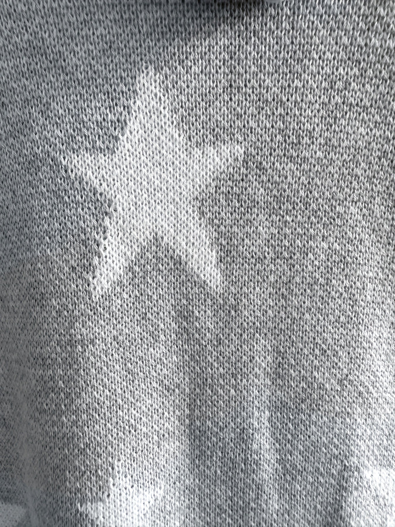 Star Print Crop Cardigan V Neck Button Up Long Sleeve