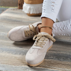 Comfortable Lace Up Outdoor Sneakers Women's Shoes