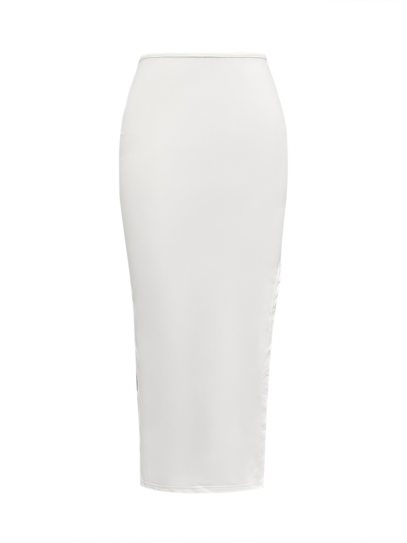 High Waist Side Split Skirt for Women