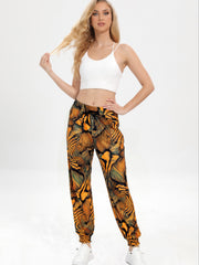 Drawstring Elastic Waist Loose Fit Jogging Pants
