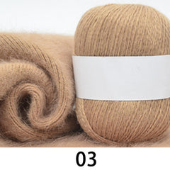 Long haired Mink Cashmere Yarn Soft Fine Yarn For Knitting Crocheting