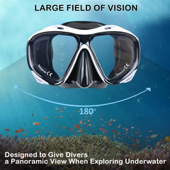 Anti Fog Diving Mask for Adults Scuba Swim Snorkeling Goggles