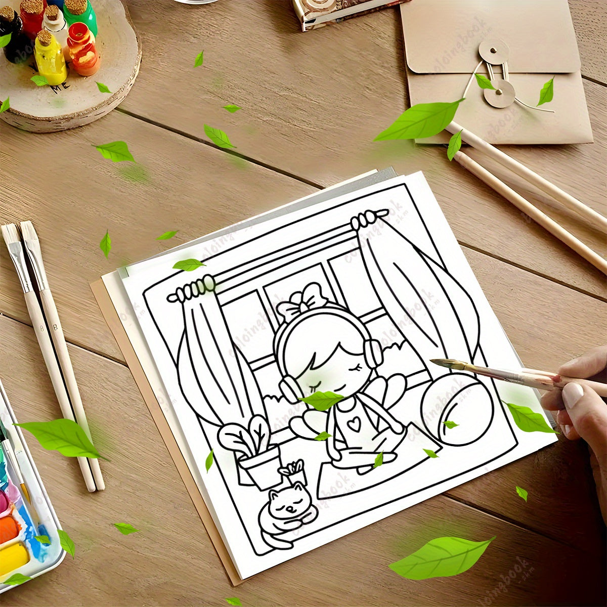 TGX Deluxe Fairy Cutie Painting Coloring Book