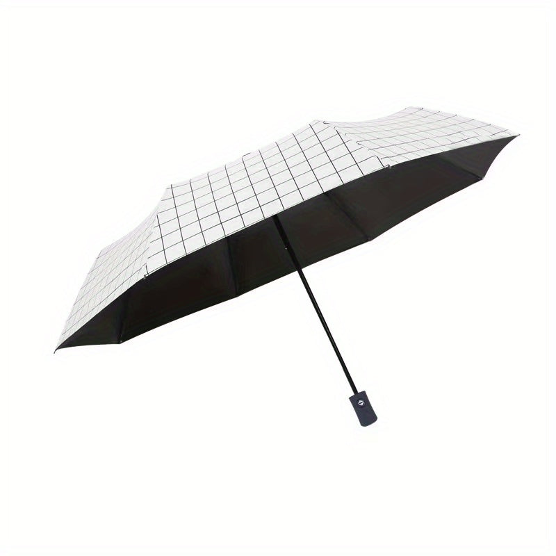 Small Fresh Lattice Umbrella Plastic Sunscreen UV Protection