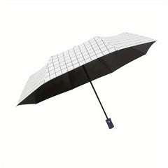 Small Fresh Lattice Umbrella Plastic Sunscreen UV Protection