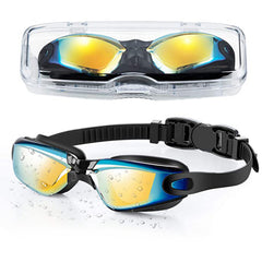 Kids Anti-fog Sunscreen Swimming Goggles - Soft Silicone Lens