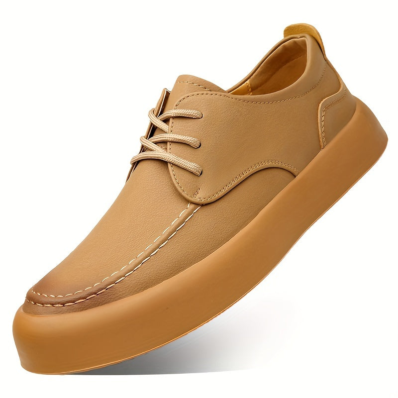 Men's Outdoor Lace Up Sneakers, Casual Walking Shoes