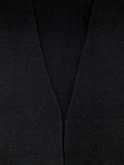 Casual Cardigan Women Solid V Neck Stretch Long Vest