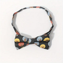Colorful Forest Pattern Bow Tie for Boys and Children