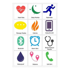 Sports Edition Fitness Tracker with HR Monitor