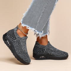 Women's Air Cushion Breathable Slip On Sneakers