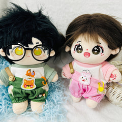 Doll Clothes T Shirt Pant Doll Accessories Suit for Plush Toys Dolls