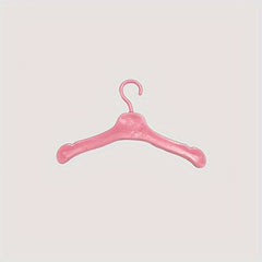 10pcs Doll Hangers Doll Clothes Accessories Plastic Hanger For Doll House