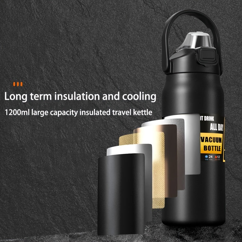 40oz Stainless Steel Water Bottle Double Layers Insulated Cup