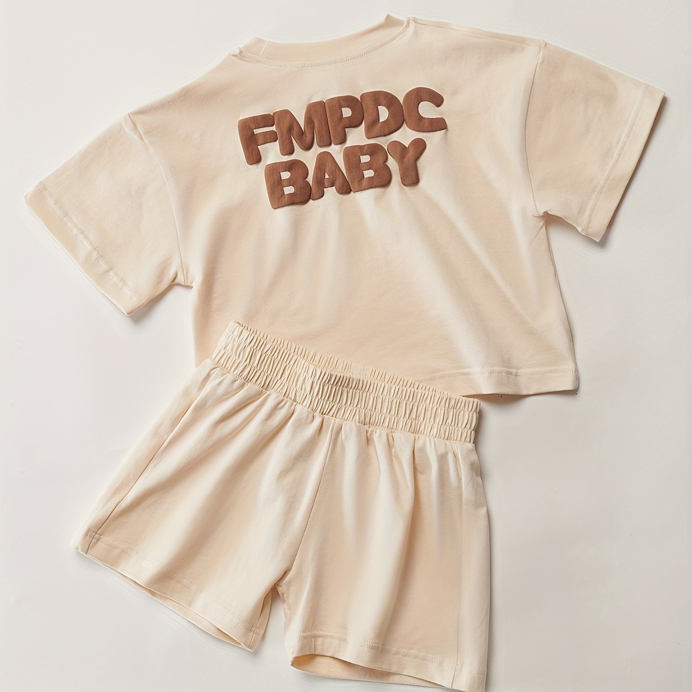 2pcs Baby Casual T-shirt & Shorts Set for Summer