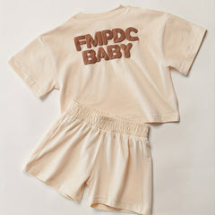 2pcs Baby Casual T-shirt & Shorts Set for Summer