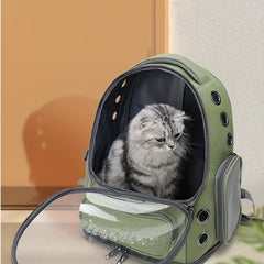 Breathable Cat Bubble Backpack with Large Capacity