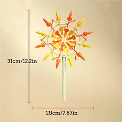 Windmill Bicycle Handle Decorations for Garden and Lawn