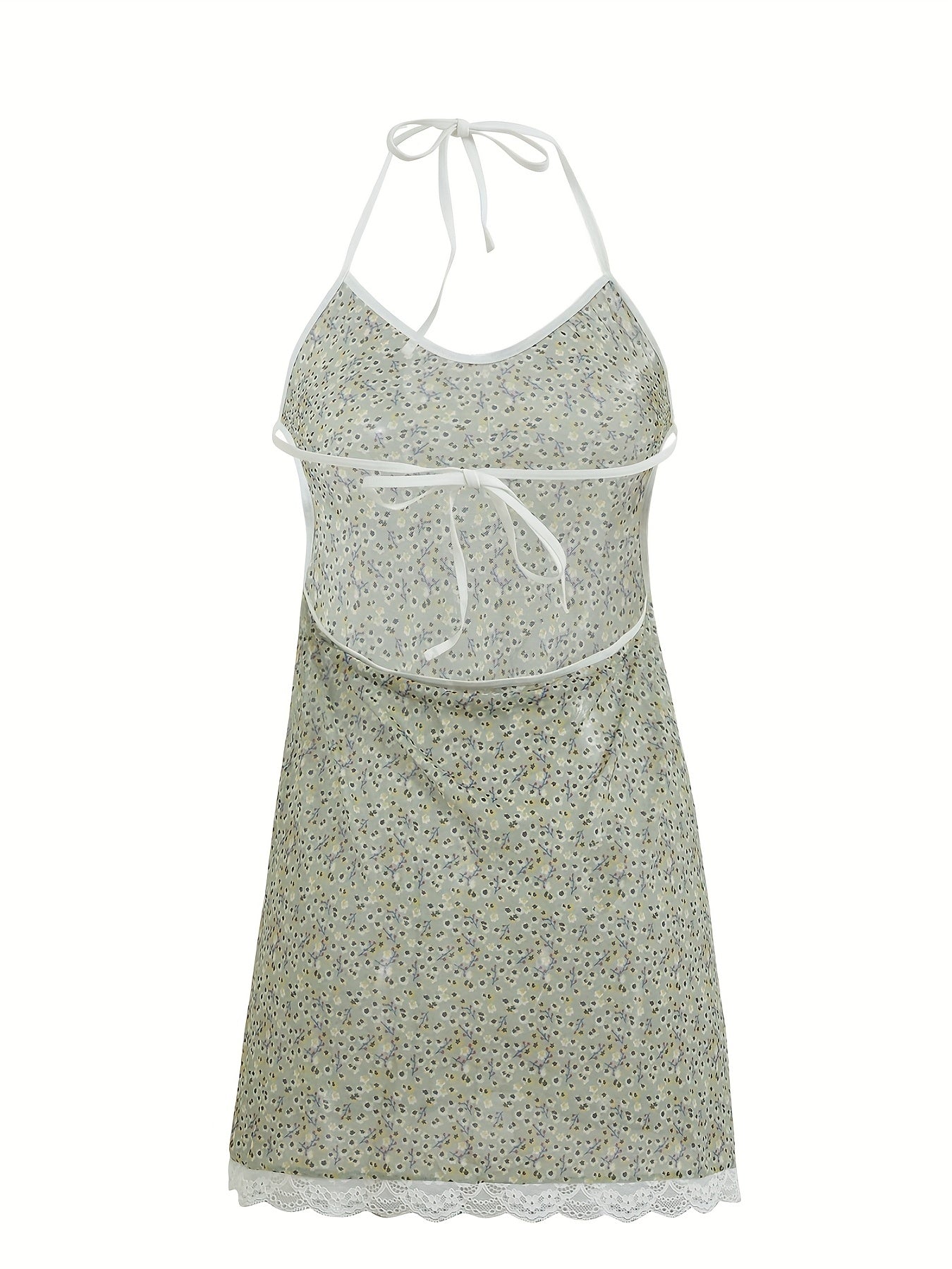 Sexy Lingerie Dress Halter Neck Bodycon Dress